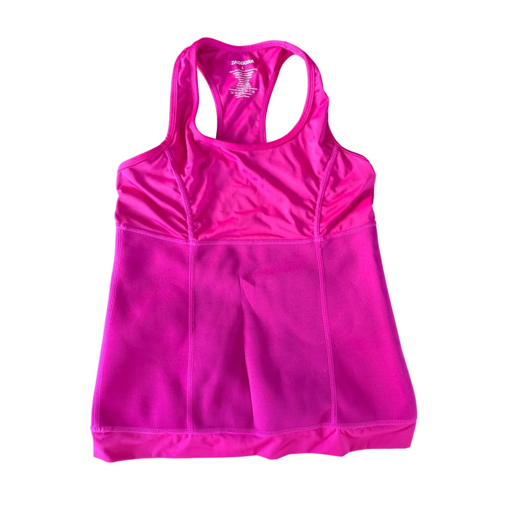 Agora Women's L Pink Thermo Fit Technology Neoprene Fitness Tank | SKU 1109